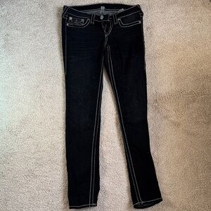 True Religion Black Skinny Jeans